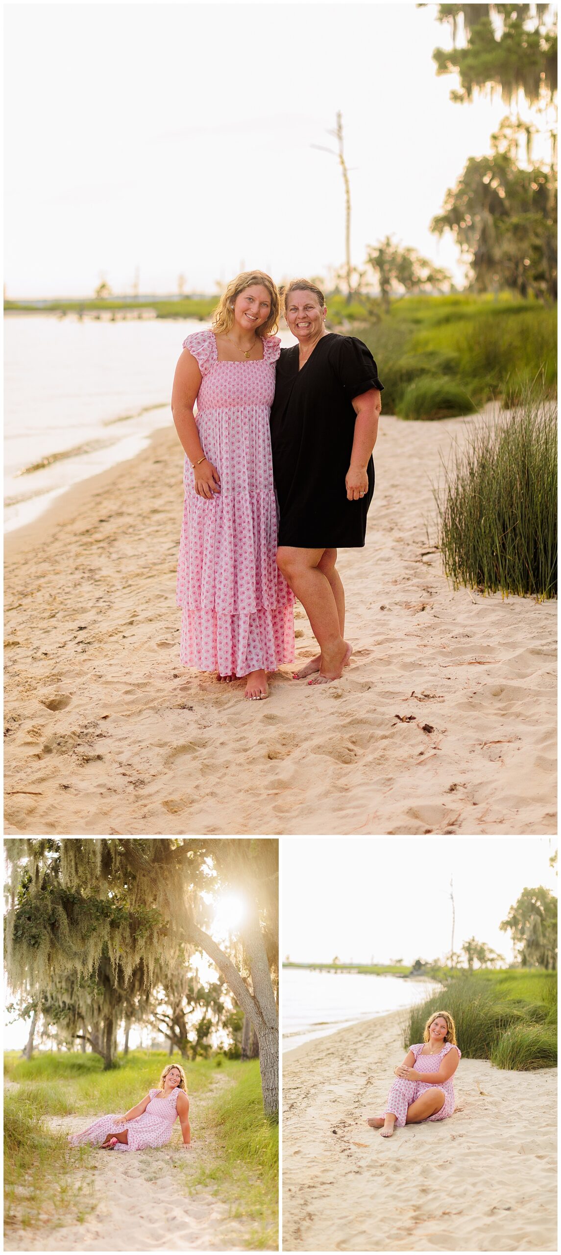 Senior session on beach
